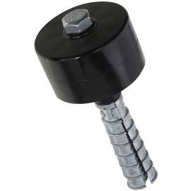 National Hardware N131-524 Stay Roller, Steel, Zinc, Floor Mounting