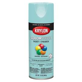 Krylon COLORmaxx K05506007 Spray Paint, Gloss, Blue, 12 oz, Aerosol Can