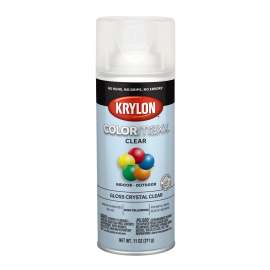 Krylon COLORmaxx K05515007 Spray Paint, Gloss, Clear, 11 oz, Aerosol Can