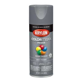 Krylon COLORmaxx K05582007 Primer, Gray, 12 oz