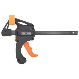 Vulcan JL-QBC-206 Bar Clamp, 6 in Max Opening Size, 2-1/3 in D Throat, Nylon Body
