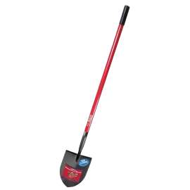 BULLY Tools 92718 Irrigation Shovel, 11 in L x 8-1/2 in W Blade, Wood Handle