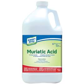 Klean Strip GKGM75006 Safer Muriatic Acid, Liquid, Slight Pungent, Pungent, 1 gal, Can