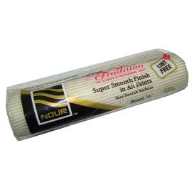 NOUR Tradition Z 9T05 NT Roller Cover Refill, 5 mm Thick Nap, 240 mm L, Nylon/Polyester Cover