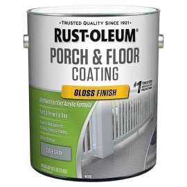 RUST-OLEUM 320473 Porch and Floor Coating, Gloss, Dove Gray, Liquid