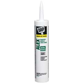 DAP ALEX 73630 Painter's Caulk, White, 40 to 100 deg F, 300 mL Cartridge