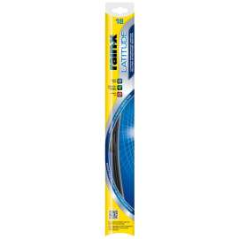Rain-X Latitude 99818 Wiper Blade, Contoured Blade, 18 in L Blade, Metal/Rubber