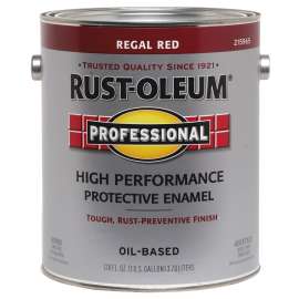 RUST-OLEUM PROFESSIONAL 215965 Protective Enamel, Gloss, Regal Red, 1 gal Can