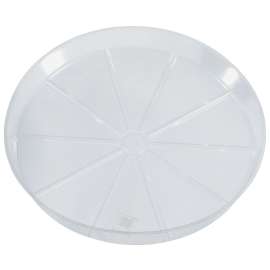Gardener's Blue Ribbon VS17 Planter Saucer, Vinyl, Clear