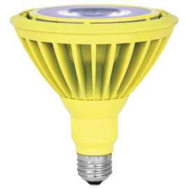 Feit Electric PAR38/Y/LEDG5 LED Lamp, Flood/Spotlight, PAR38 Lamp, E26 Lamp Base, Yellow Light