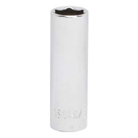 Vulcan MT6495725 Drive Socket, 9/16 in Socket, 3/8 in Drive, 6-Point, Chrome Vanadium Steel, Chrome