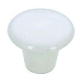 Richelieu BP338530 Cabinet Knob, 1-1/32 in Projection, Ceramic
