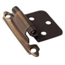 Richelieu AP134195 Cabinet Hinge, 100 deg Hinge Opening, Brushed Nickel