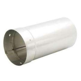Selkirk 196084 Adjustable Rigid Liner Pipe, 6 in OD, 18 in L, Stainless Steel