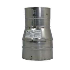 Selkirk 196365 Pipe Reducer, 6 to 5 in Connection, Stainless Steel