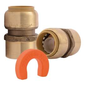 SharkBite 22441LF Water Heater Installation Kit, Brass