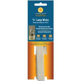 Lamplight 9995 Flat Lamp Wick, Cotton, For: Chamber and Traditions Oil Lamps
