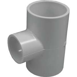 GENOVA 300 Series 31435 Pipe Reducing Tee, 2 x 1 in Run, Slip Run Connection, 2 in Branch, Slip Joint Branch Connection