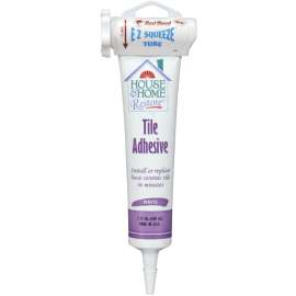 Red Devil 0498 Tile Adhesive, White, 5 oz Squeeze Tube