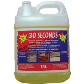 30 Seconds 30SEC10 Outdoor Cleaner, 10 L, Liquid, Bleach, Light Yellow