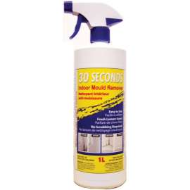 30 Seconds 30SECIMR Ready?to?Use Mildew Remover, 1 l, Bottle, Light Yellow, Liquid, Characteristic/Lemon Fresh