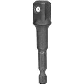 DeWALT IMPACT READY DW2547IR Socket Adapter, 1/2 in Drive, Hardened Steel