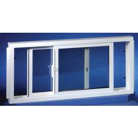 Duo-Corp 3222SLID Basement Window, Insulated Glass Glass/Screen, Vinyl Frame