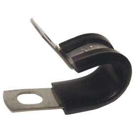 GB PPR-1600 Cable Clamp, 1 in Max Bundle Dia, Rubber/Steel, Black