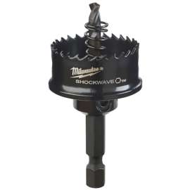 Milwaukee 49-56-9820 Hole Saw, 1-1/8 in Dia, 1/2 in D Cutting, 1/4 in Arbor, 8 TPI, HSS Cutting Edge