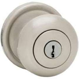 Kwikset Signature Series 740H 15 RCAL RCS Keyed Entry Knob, 1-3/4 in Thick Door, Satin Nickel