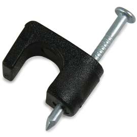 GB PSB-165 Cable Staple, 1/4 in W Crown, 15/16 in L Leg, Plastic/Polyethylene