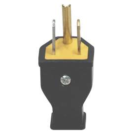 Eaton Wiring Devices SA399 Electrical Plug, 2 -Pole, 15 A, 125 V, NEMA: NEMA 5-15, Black