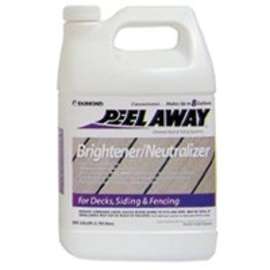 Peel Away 2170 Deck Brightener/Neutralizer, Liquid, Colorless/Yellow, 1 gal