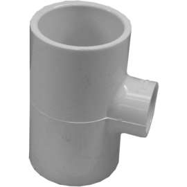 GENOVA 300 Series 31495 Pipe Reducing Tee, 1-1/2 x 1 in Run, Slip Run Connection, 1-1/2 in Branch