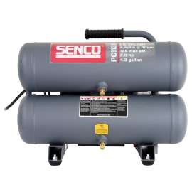 SENCO PC1131 Air Compressor, 4.3 gal Tank, 2 hp, 115 V, 125 psi Pressure, 1-Stage, 4.4 scfm Air