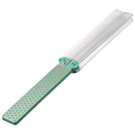 DMT FWE Sharpener, 9-1/2 in L, 7/8 in W, 9 um Grit, Extra Fine, Diamond Abrasive