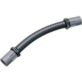 Carlon UAFAF Conduit Elbow, 0 to 90 deg Angle, 1 in, Neoprene/PVC, Gray