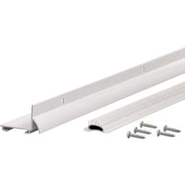 M-D DB001 Series 81935 Door Bottom with Drip Cap, 36 in L, 1-1/4 in W, 1-1/4 in H, Aluminum