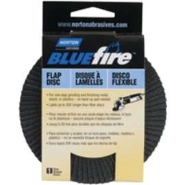 NORTON 03211 Flap Disc, 4-1/2 in Dia, 5/8-11 Arbor, Coated, P40 Grit, Extra Coarse, Zirconia Aluminum Abrasive