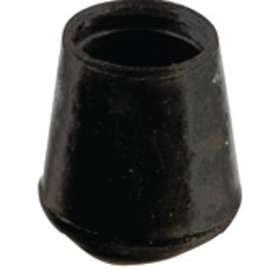 Shepherd Hardware 9761 Furniture Leg Tip, Round, Rubber, Black, 7/8 in Dia