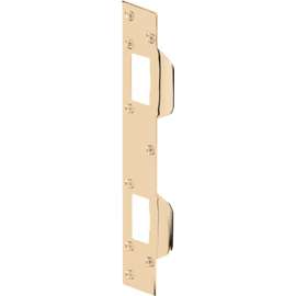 Defender Security U 9480 Combination Strike, 11 in L, 1-5/8 in W, Steel, Brass