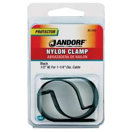 Jandorf 61446 Cable Clamp, Nylon, Black