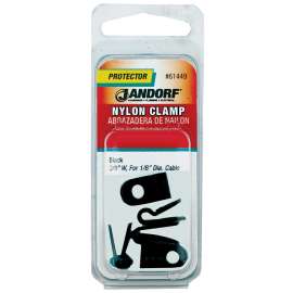 Jandorf 61449 Cable Clamp, Nylon, Black