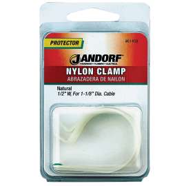Jandorf 61459 Cable Clamp, Nylon, Natural
