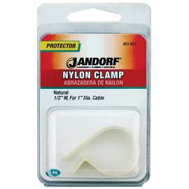 Jandorf 61460 Cable Clamp, Nylon, Natural