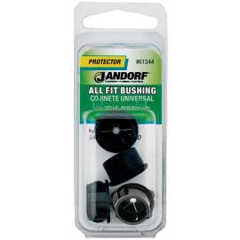 Jandorf 61544 Conduit Bushing, 7/16 in Dia Cable, Nylon, Black, 5/8 in Dia Panel Hole