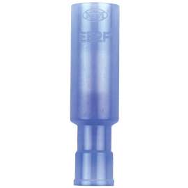 Jandorf 60848 Bullet Terminal, 600 V, 16 to 14 AWG Wire, Nylon Insulation, Copper Contact, Blue