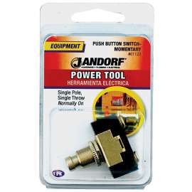 Jandorf 61122 Switch, 10/15 A, 125/250 V, SPST, Screw Terminal