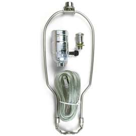 Jandorf 60139 Lamp Kit, Silver, Brushed Pewter