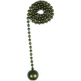 Jandorf 60311 Pull Chain, 12 in L Chain, Brass